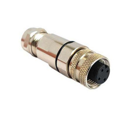 Złącze wielostykowe przemysłowe 8-pinowe M12, panelowe Gniazdo Bulgin