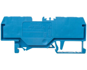 Złączka szynowa 4-przewodowa 2,5mm2 niebieska EURO 280-834