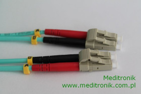 Patchcord ÅwiatÅowodowy LC-LC OM3 50/125Âµm MM duplex dÅ.25m