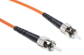 Kabel światłowodowy, średnica: 50/125μm, OM2 Wielomodowy, Pomarańczowy, ST / ST