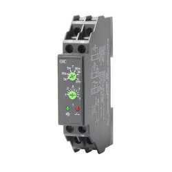 Timer Relay Szyna DIN 110V ac SPDT GIC Micon 175 Series Przekaźnik czasowy funkcyjny