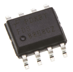MOSFET N/P-kanałowy-kanałowy 7,3 A; 8,6 A SOIC 30 V SMD Izolacja 1.6 W 17 mΩ, 21 mΩ