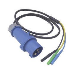 HT Instruments 2009650 BMA-16 Adapter CEE-16A 3-pin Plug Blue