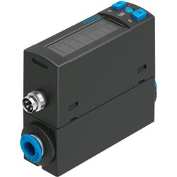 Czujnik przepływu Powietrze 4 l/min → 200 l/min Czujnik przepływu Wtyk