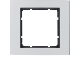 BERKER B.3 Ramka 1 pojedyncza alu/antracyt 10113004 HAGER