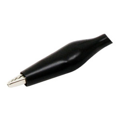 Krokodylek średni w izolacji 51mm czarny 96-703