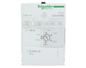 Blok wyzwalacza 3-biegunowy ochrona silnika 1,25-5A 24V DC LUCA05BL