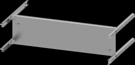 Mounting plate, sheet steel, (W x H x D) 600 x 150 x 400 mm, 8PQ3000-2BA62