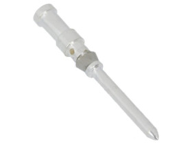 Styk HDC męski srebrzony na przewód 1mm T2020001010-000