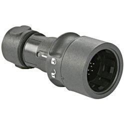 Bulgin PXP6010/03S/CR/0507 Buccaneer 6000 DIN Connector 2&#x2B;PE Straight