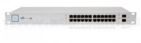 Ubiquiti UniFi US-24-500W, Switch zarządzalny, 24x 10/1000 RJ-45, 2x slot SFP, PoE+, 19"