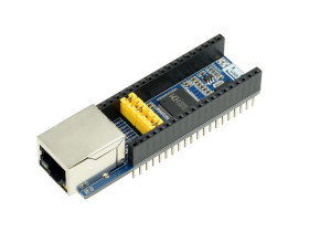 Waveshare Ethernet to UART Converter for Raspberry Pi Pico, 10/100M Ethernet