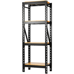 Draper 27978 BUNKER&#xAE; 21 Pcs Modular 4 Tier Racking - H/Wood Shelving 750mm