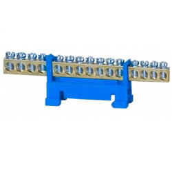 Listwa zaciskowa nieizol. 15x nieb. F2.0118 F-ELEK