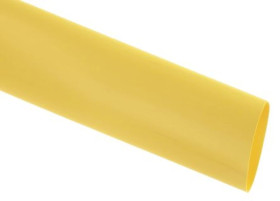 Osłona termokurczliwa żółta 2:1, średnica 25.4mm, dł. 1.2m, RS PRO