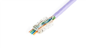 Wtyk Rj45 (8P8c) Przelotowy Kat.5E Nieekranowany Awg 26-24 /Woreczek Zawiera...
