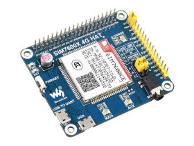 Waveshare SIM7600CE 4G HAT for Raspberry Pi, LTE Cat-4 4G / 3G / 2G Support, GNSS Positioning, for China