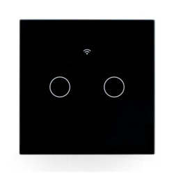 Coolseer WiFi Light Switch - włącznik ścienny - dotykowy - WiFi - 2-kanałowy - COL-SW02WE