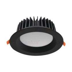 Oprawa downlight LED 30W TIBERI PRO 30W-940-B 2850lm barwa neutralna 4000K IP44/20 czarna 35673