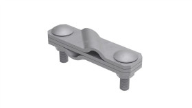 Złącze Krzyżowe Skośne Pręt-Pręt 3-Elem. Stal Ocynkowana Ogniowo 116.4 Og...