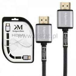 Kabel HDMI - HDMI, 1.8m ( v. 1,4 ) Kruger&Matz