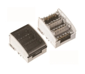 Blok rozdzielczy 100A 500V 4P 7-zaciskowy E.4076