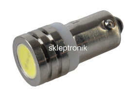 Żarówka led 12 V BA9 biała