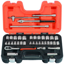 Bahco S380 Socket Set of 38 Metric 3/8in Drive