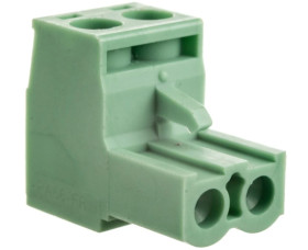 Złączka wtykowa do płytek drukowanych biało-zielona BCP-508- 2 GN 5441980 /100szt./