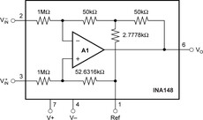 200V Common-Mode Voltage Difference Amplifier | D | 8 | -55 to 125