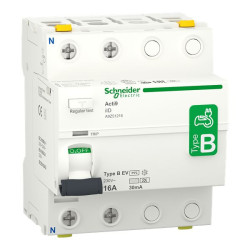 RCCB, Typ B-EV, 2-biegunowy, 16A, 30mA, Schneider Electric, Acti9 iID Acti9 230V