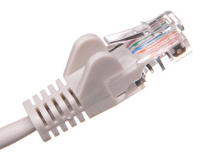 Kabel krosowy patchcord U/UTP kat.5e CCA szary 2m 68357