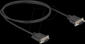 88000 Serial cable, RS-232, plug, slim, 1 m