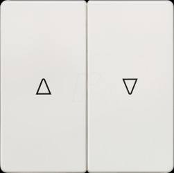 5TG6214 DELTA i-system, titanium white rocker, 55 x 55 mm