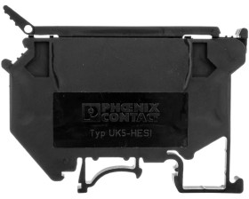 Listwa zaciskowa bezpiecznikowa 0,2-4mm2 5x20/5x25/5x30mm czarna UK5 HESI 3004100