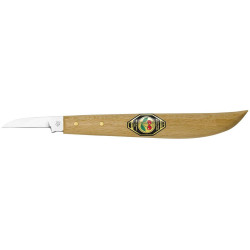 Kirschen 3363000 Groove Cutter Wooden Handle Round Back Straight Blade