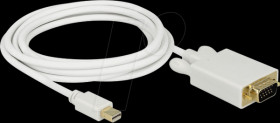 82922 Cable, Mini DP plug &gt; VGA plug, 3.0 m
