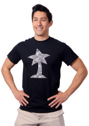 Pololu Circuit Logo T-Shirt: Black, Adult L