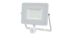 Naświetlacz Led 50W 4000K +Czujnik Bia Ły V-Tac Vt-50-S