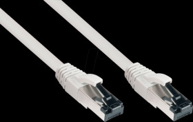 8080L-005 patch cable, Cat.8.1, S/FTP, 0.5 m, gray