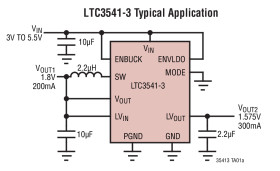 High Efficiency Buck + VLDO Regulator