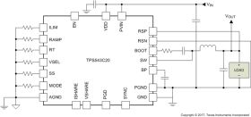 TPS543C20 - 4-16Vin 40A Stackable Synchronous Step-down SWIFT™ Converter w/ Adaptive Internal Compensation