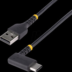 R2ACR-2M-USB-CABLE Sync and charging cable, USB-A -&gt; USB-C, 2 m, black