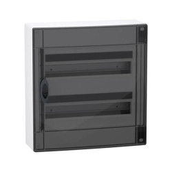 Rozdzielnica PrismaSeT XS 2x18 PSXS-2-18-NT-P natynkowa drzwi przezroczyste IP40 IK09 LVSXR218