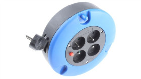 5M Przedłużacz Bębnowy 5M 1 Mm2 4 Gniazda 10A 230 V Ac Cee 7/7 Niemieckie...