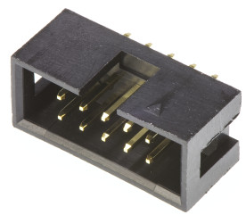Wtyk PCB 10-pinowe raster: 2.54mm 2-rzędowe Amphenol Communications Solutions Przewlekany 3.0A
