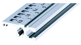 Poręcz szafy, typ: Szyna, Aluminium