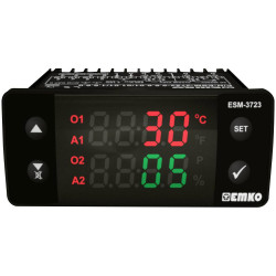 Emko ESM-3723.5.5.5.0.1/01.01 PID Temperature Controller Dual Display