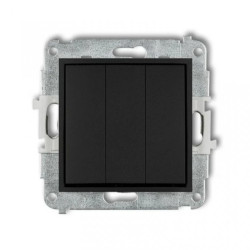 ICON Mechanizm łącznika potrójnego czarny mat 12IWP-7