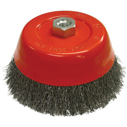 Faithfull 0115014130 Wire Cup Brush 150mm M14x2, 0.30mm Steel Wire